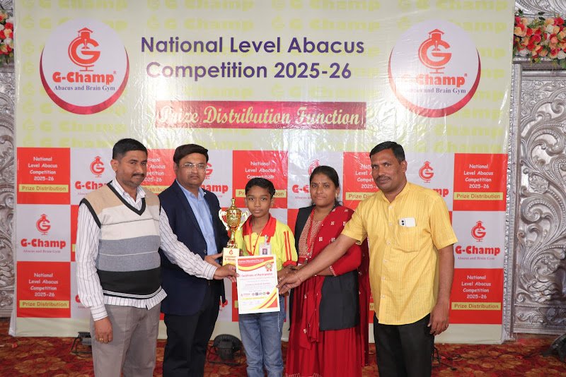 G-Champ Abacus, Nanded — student achievement 1